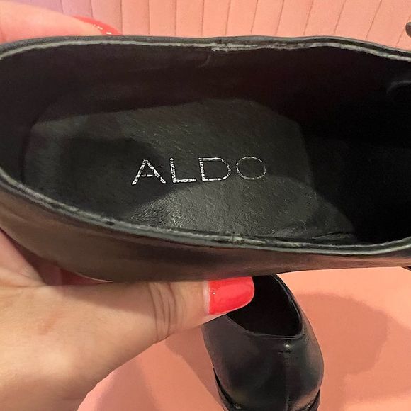 Aldo Black and Brown Wedge Shoes - Picture 7 of 7